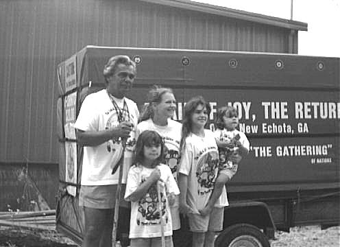 This was taken in 1995 on the Walk from Oklahoma to Georgia